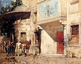 Outside The Mosque by Alberto Pasini